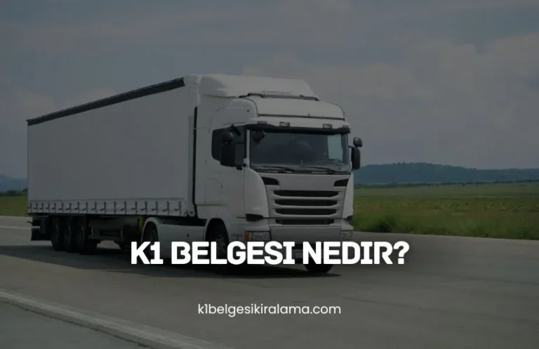 K1 Belgesi Nedir